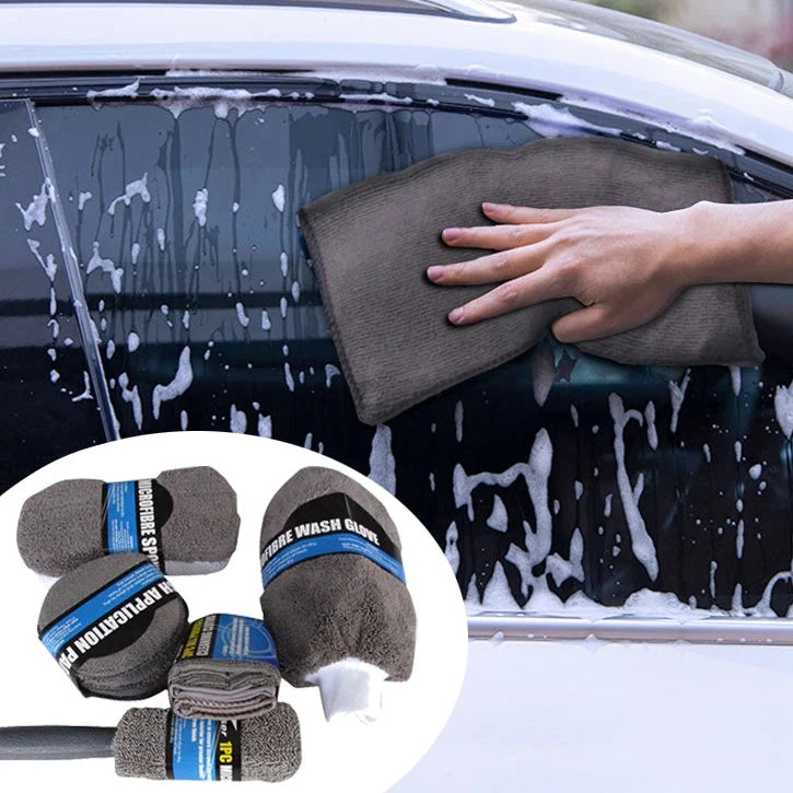 9pcs Car Wash Cleaning Kits Microfiber