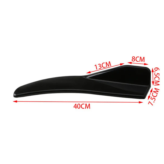 1 Pair Car Bumper Spoiler Front Rear Lip