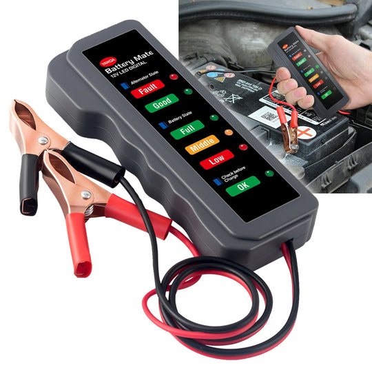 Mini 12V Car Battery Tester Digital Alternator