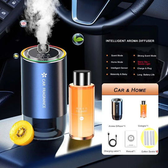 Cologne refillable fragrance for / LED Car air freshener